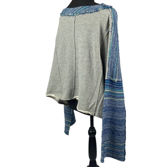 Free People Marine Com Cropped Sweater - Picture 8 of 9